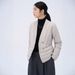 Women's Short Jacket 2025 New Korean Style V-Neck White Duck Down Inner Liner Warm Stylish Lightweight Slim Fit Coat_voghion.com