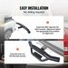 VEVOR Hitch Step For 2" Receiver Universal Trailer Tow Rear Bumper Guard Steel_voghion.com