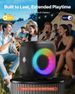 Karaoke Machine For Adults 4 In Portable Bluetooth Speaker 2 Wireless Microphone_voghion.com