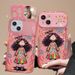 Phone Case Applicable Mobile Phone Case Colorful Fried Hair Girl Flip Mirror_voghion.com