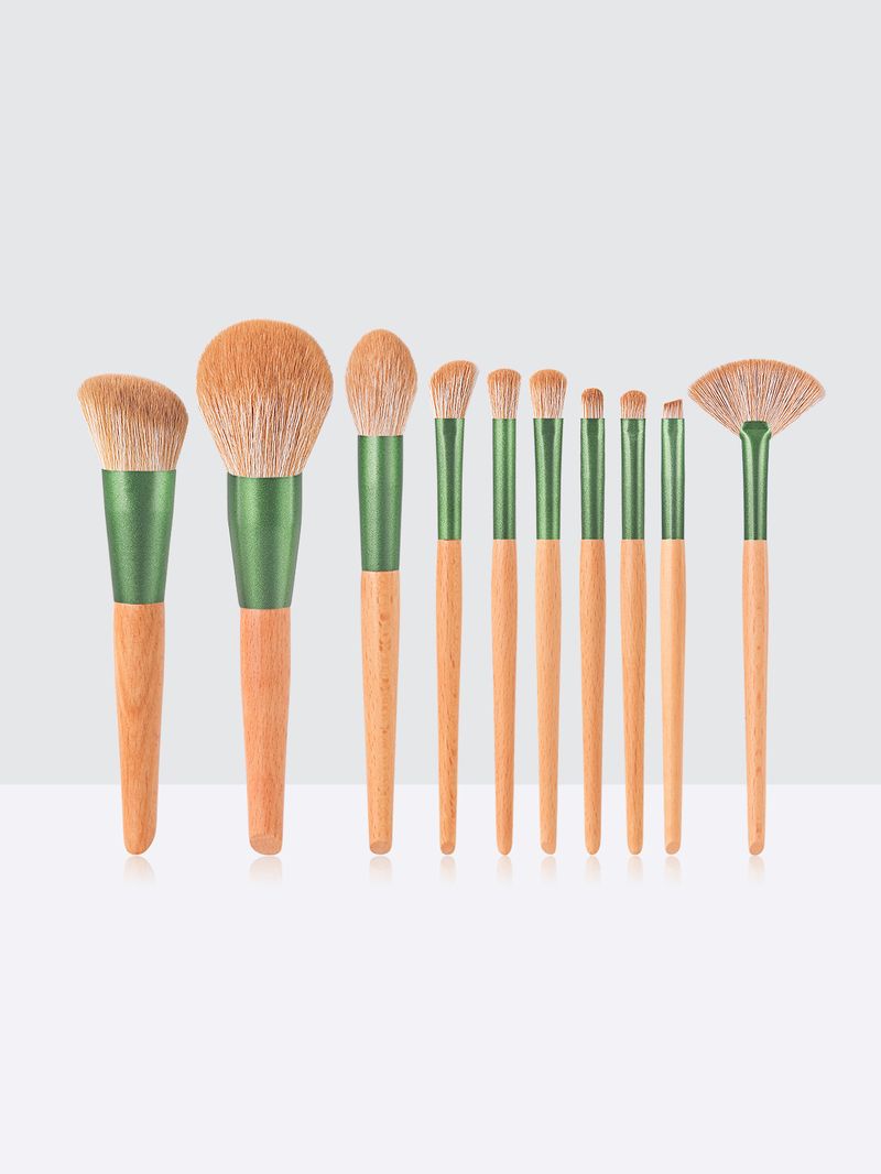 10-teiliges Qingluo-Make-up-Pinsel-Set, Beauty-Tools, Make-up-Tools, Pinsel-Set, GUJHUI_voghion.com