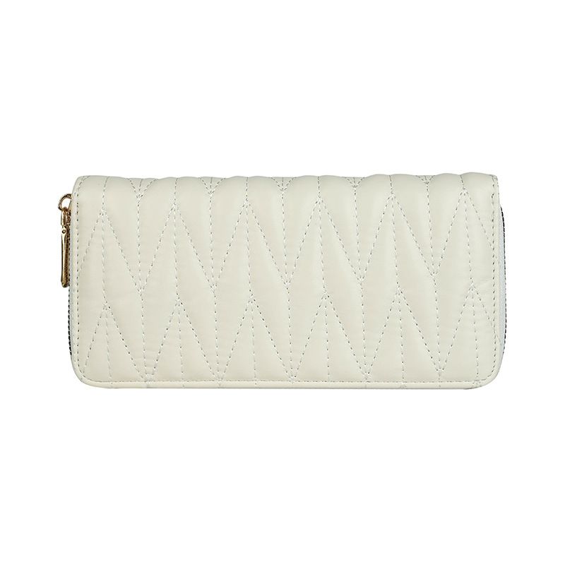 Geldbörse Damen Lange Bestickte Handytasche Geldbörse Multi-Card Kartentasche Große Kapazität Clutch Tide_voghion.com