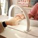 Half Moon Eye Protection LED Cold Light Beauty Salon Work Desktop Nail Table Lamp_voghion.com