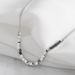 Square necklace for women, niche, new versatile, light luxury student collarbone chain, simple and cool style, high-end_voghion.com