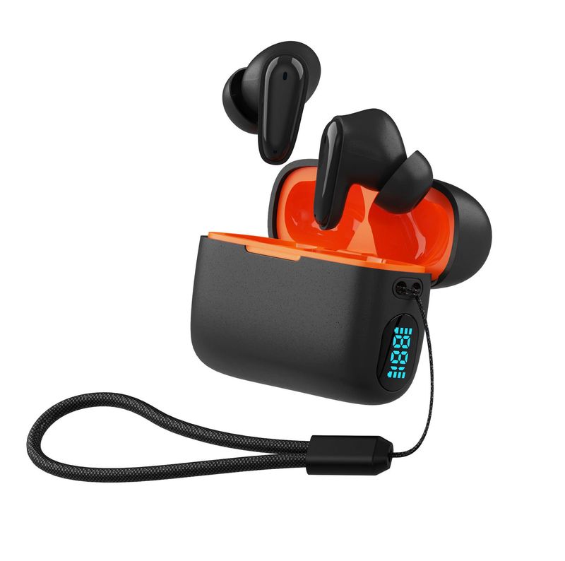 F09 Bluetooth Headset Wireless In-Ear Bluetooth 5.3 Digital Display Headset Sport Neu_voghion.com