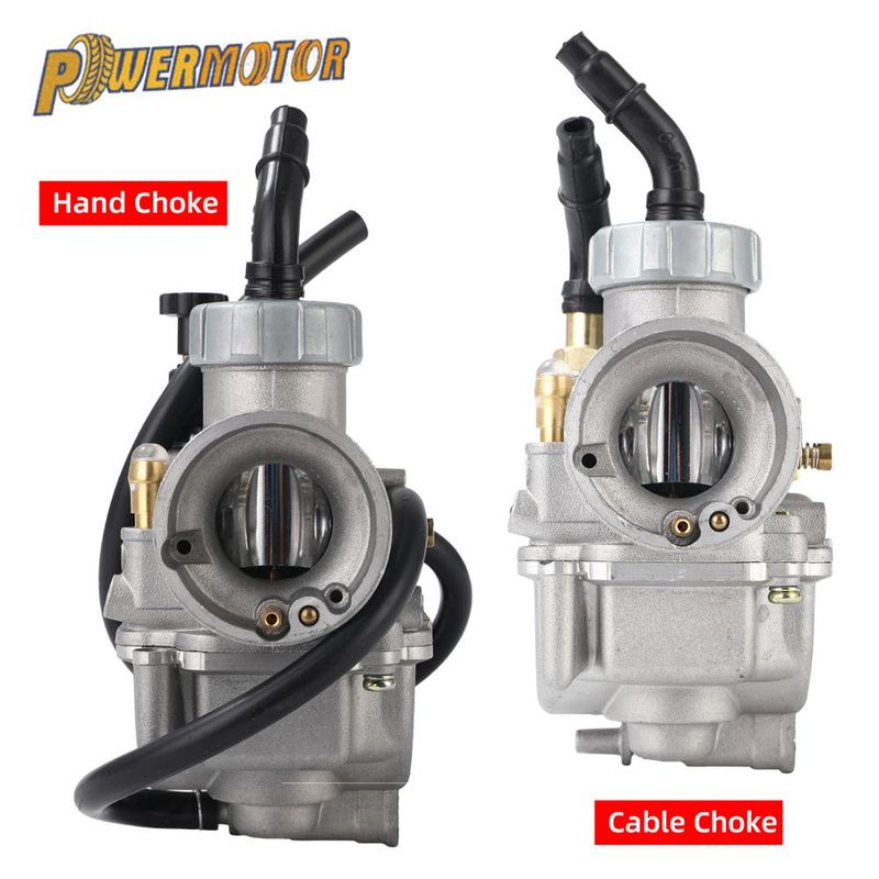 Carburator pentru motocicleta Keihin PE24 PE28 24mm 28mm Carb Manual/Auto Glisamant plat pentru scuter de curse ATV UTV Pit Dirt Bike_voghion.com
