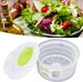 Grande centrifuga per insalata - Pulitore e asciugatrice per verdure con ciotola_voghion.com