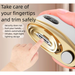 Electric Clipper Silent Grinder Baby Elderly Cutter Polishing Tool Home Nail Care Device_voghion.com