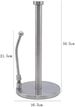 Stainless Steel Standing Paper Towel Organizer Roll Dispenser_voghion.com