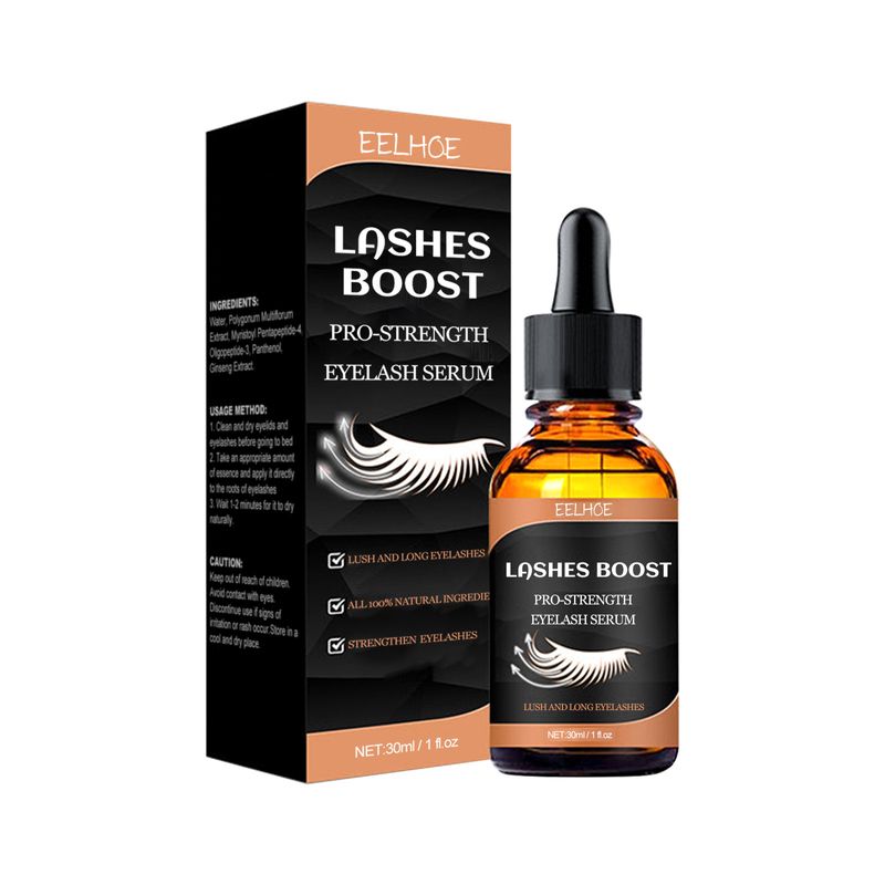 EELHOE Eyelash Serum mascara is long, thick, gentle, moisturizing, and does not smudge or curl naturally_voghion.com