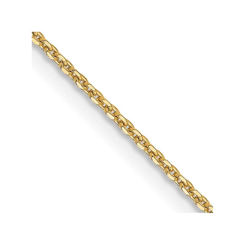 14K 1.0 Mm D/C Cable Chain_voghion.com