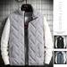 Autumn Winter New Stand Collar Korean Version Slim Fit Handsome Sleeveless Waistcoat Jacket Casual Vest Men Trendy_voghion.com