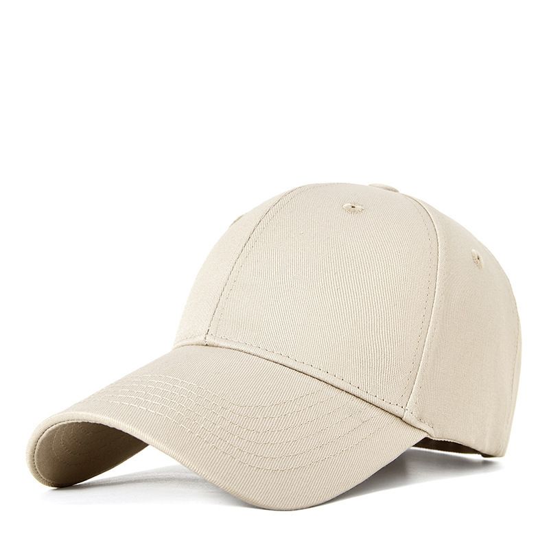 Unisex Summer sun hat women's baseball cap large head circumference outdoor sun hat men's versatile breathable duckbill cap hard top_voghion.com