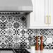 Wall And Bathroom Waterproof Wallpaper Kitchen Oil-Proof Self-Adhesive Mediterranean Style Tile Stickers_voghion.com