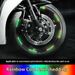 Adhesivo reflectante de advertencia para buje de rueda, universal, para bicicleta, vehículo eléctrico, autoadhesivo._voghion.com