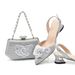 Women Shoe Bag Set Evening Party Matching Flower Decoration High Sandals With Hard Box Handbag Set Daily Gathering Shoes And Bags Thin Heel_voghion.com