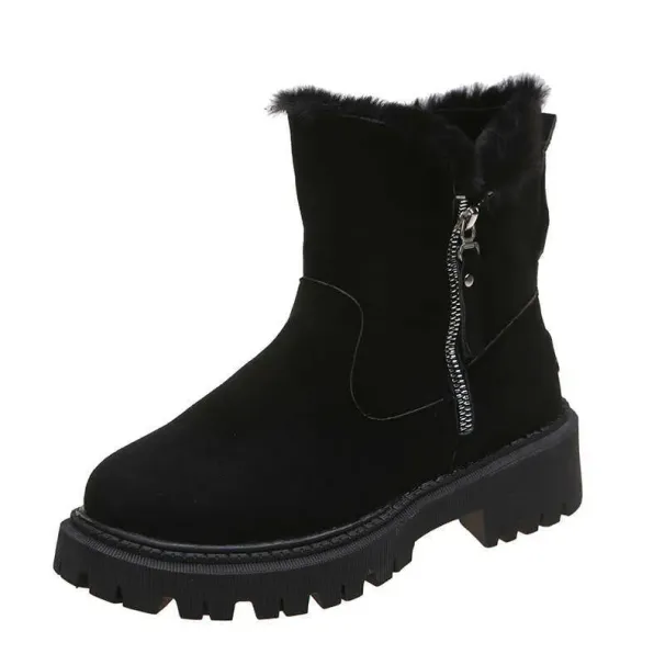 Women's Shoes Snow Women Winter New Veet Warm Cotton Shoes Large Size Women's Boots_voghion.com