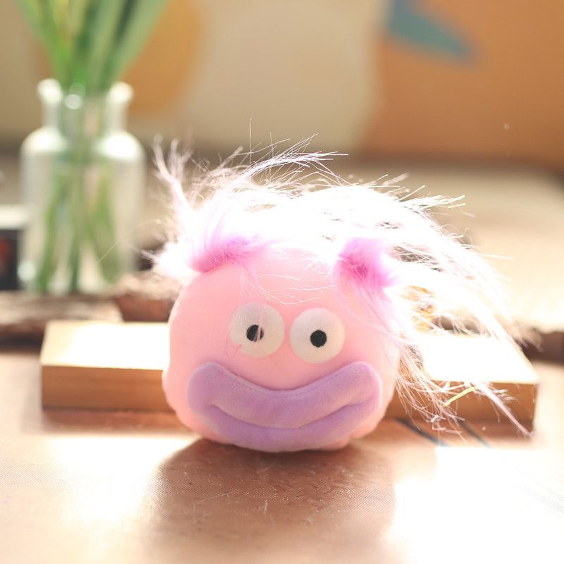 Adorable Plush Bigeyed Sausage Doll Keychain With Soft Pp Filling Cotton_voghion.com