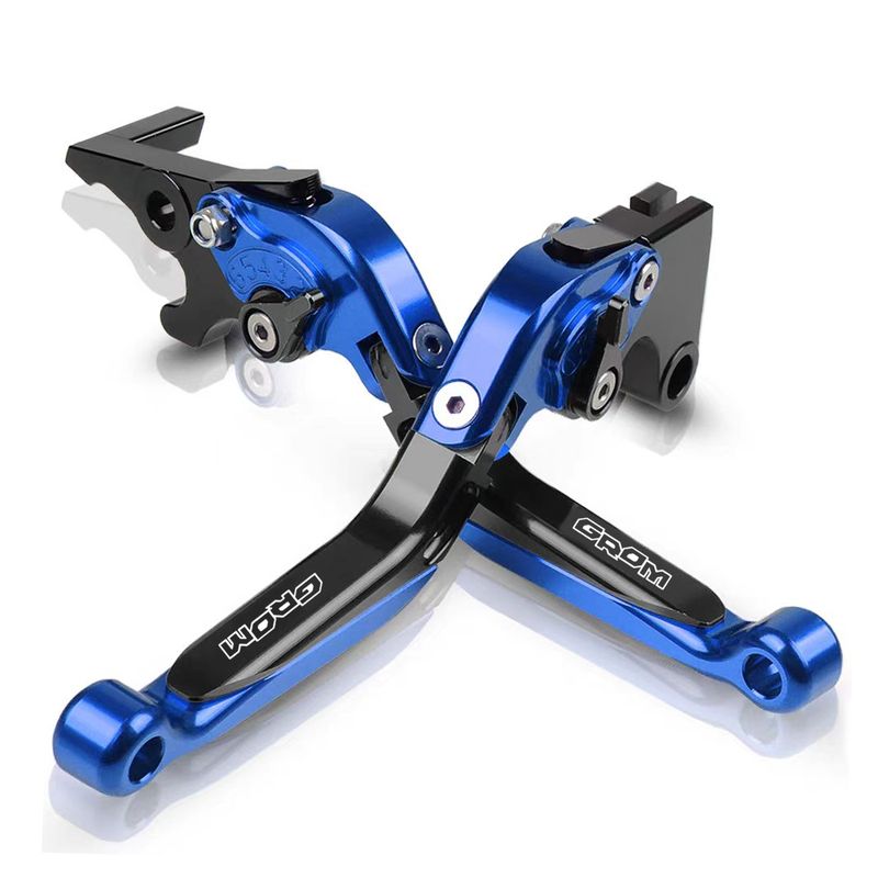 MSX 125 GROM 2024 İÇİN Yeni Motosiklet parçaları CNC 6 vitesli ayarlanabilir geri çekilebilir katlanabilir fren debriyaj kolu msx 125 grom 2019-2024_voghion.com