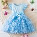 Kid's Clothing New Style Girls Princess Dress Butterfly Mesh Dress Small Children's Birthday Dress Skirt_voghion.com