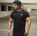 Muscle Brothers Summer New Round Neck Sports Fitness Short Sleeve Breathable Leisure Training Men's T-shirt Trendy_voghion.com