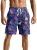 Unbeatable Quality Unbeatable Quality Men's Trendy Fitness Running Sports Basketball With Printed Design And Fragmented Pattern Shorts_voghion.com