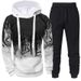 Herbst Winter Trend Trainingsanzüge Männer Camouflage Hoodie + Hose 2 Stück Set Sport Tragen 3d Tinte Jogging Anzüge_voghion.com