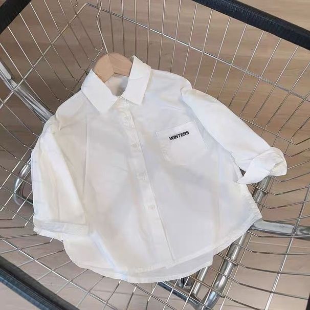 Barnkläder Pojkar Vår- och höstkläder Skjortor för barn Snygga västar Babypojkjeans Tvådelade kostymer_voghion.com