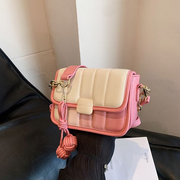 2023 Summer New High-end Sense Small Crowd Armpit Small Square Bag Women's bag hot style net red car stitching one shoulder diagonal bag_voghion.com