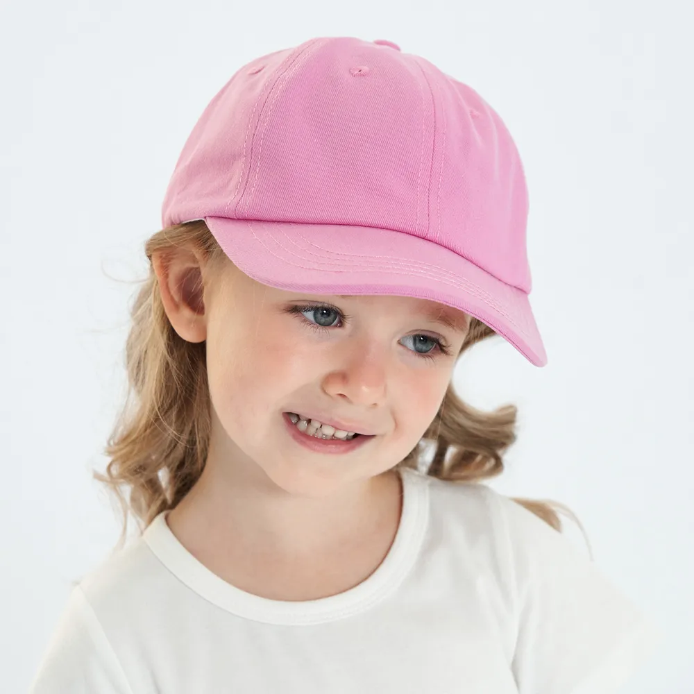 Casquette de baseball pour bébé 2023, simple, couleur unie, pour filles, casquettes de soleil, pour enfants, voyage, plein air, garçons, réglable, accessoires décontractés, 8 mois à 5 ans_voghion.com