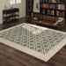 Rug – Soft Geometric Print Polyester Carpet, Non-Slip & Washable Floor Mat For Living Room/Bedroom (Multiple Sizes & Colors)_voghion.com