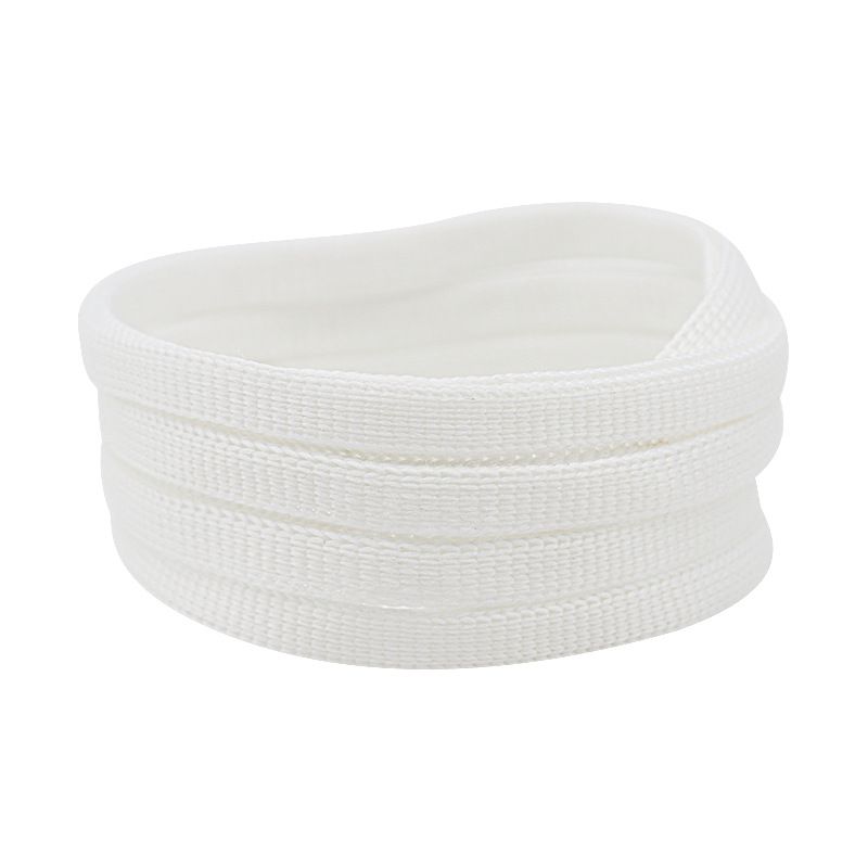 LACES Classic Solid Color Flat Polyester Knitted Lace 8mm Wide_voghion.com