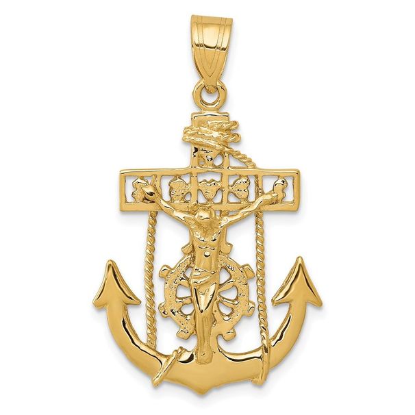 14k Mariners Cross Pendant_voghion.com