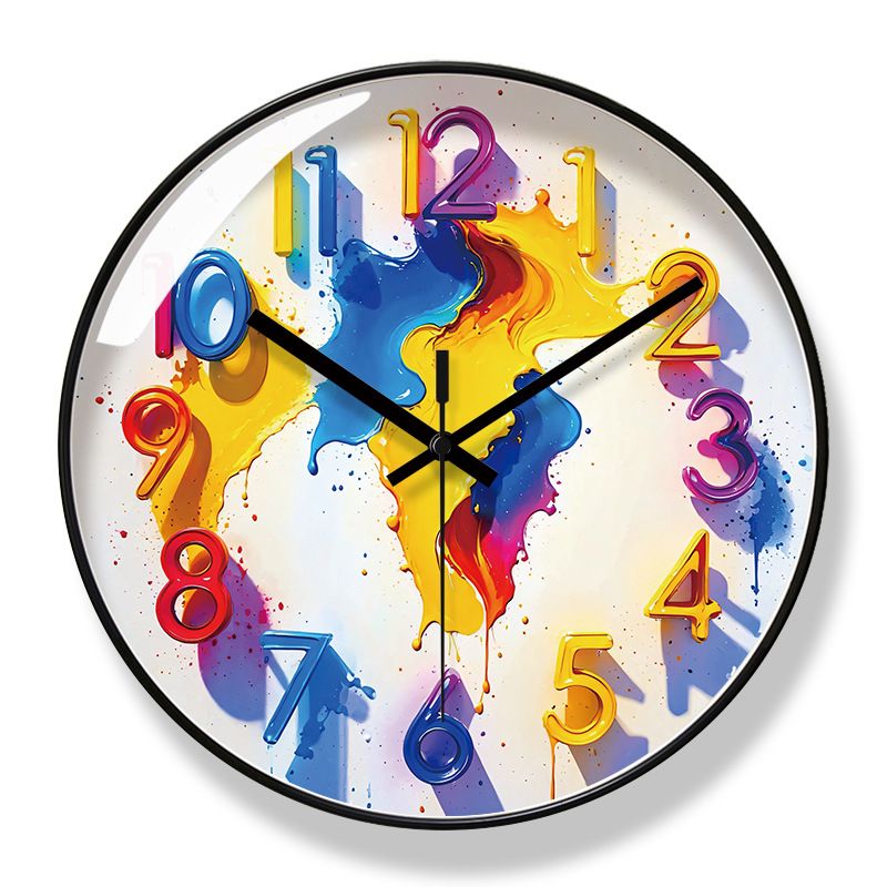 Yipula 7097 Wall Living Room Home Ultra-Quiet Modern Creative Simple Bedroom Decor Quartz Clock_voghion.com