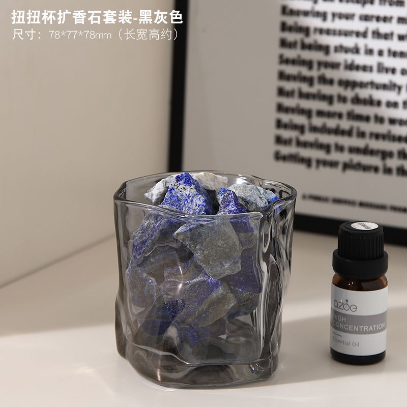 Aromaterapie ulei esențial parfum expansiune piatră mică lumină de noapte decor interior durabil de uz casnic fără foc_voghion.com