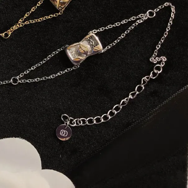 Braccialetti di design per donne con timbro, bracciale in acciaio inossidabile, catena con carta di benedizione per regalo di San Valentino_voghion.com