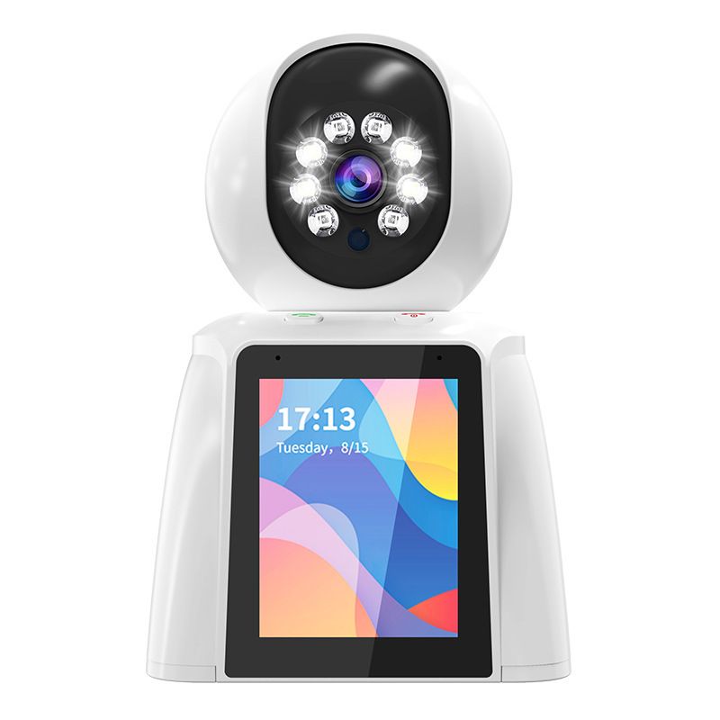 Two-Way Video Doorbell Camera - 1080p HD Real-Time Intercom Smart Motion Alerts Night Vision Includes 7" Display Monitor_voghion.com