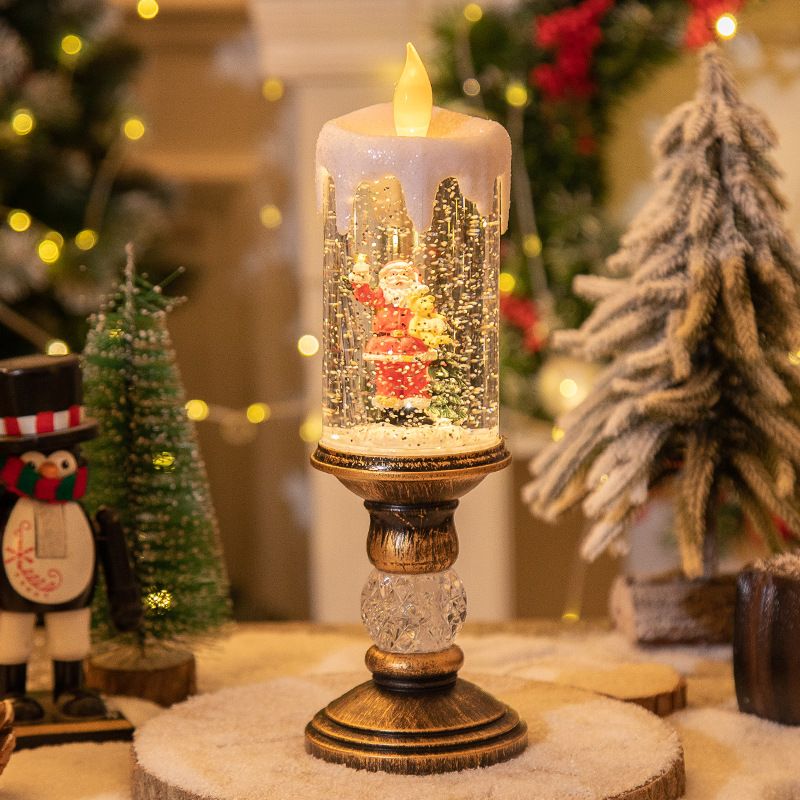 Weihnachtsschmuck Kerzenlichter Weihnachtskristalllichter Schneelichter Kindergeburtstag Weihnachtsgeschenke Szenenlayout_voghion.com