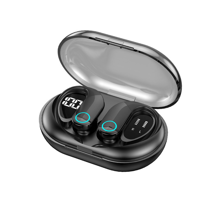 5.3 G37 Auricolari con display a riduzione digitale 1 set LED Bluetooth HiFi Sound Sensitive Touch Control Cuffie wireless per_voghion.com