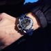 2024 New Men's ONOLA/Olona Luminous Chronograph Running Seconds Waterproof Silicone Strap Quartz Watch_voghion.com