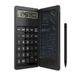 Calculadora con bloc de notas para aprendizaje, negocios, oficina, portátil, plegable, LCD_voghion.com