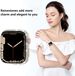 Klaas + kellakate Apple Watchile 45mm 41mm 40mm 44mm 38mm 42mm Bling Case Diamond kaitseraua kaitse iwatchSE jaoks 8 7 6 5 4 3 2 1_voghion.com
