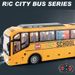 Electric wireless remote control bus light remote control car model school bus tour bus bus bus bus_voghion.com