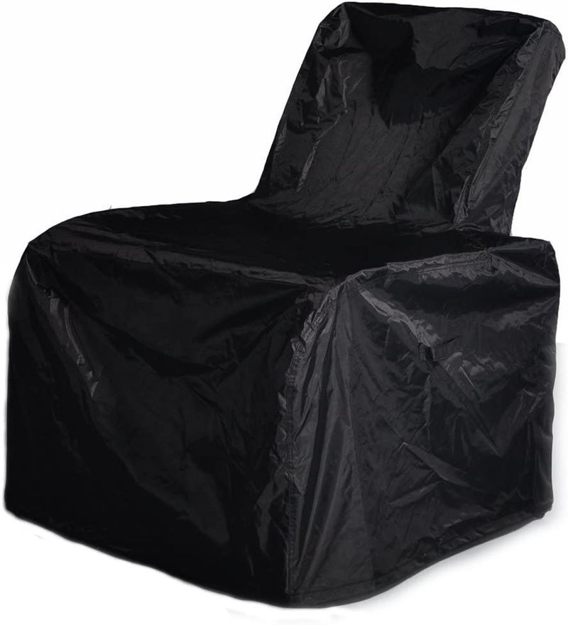 Outdoor Protective Cover; Outdoor Patio Furniture Chair Protective Storage Cover; Durable And Water Protected Outdoor Armchair Cover_voghion.com