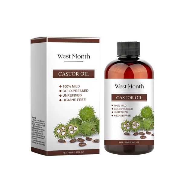 in One Castor Oil, Multi-effect Moisturizing Skin, Eyelashes And Eyebrows Care Essential Oil_voghion.com