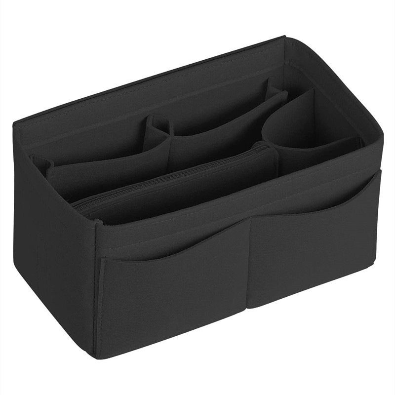 Encartes de bolsa adequados para a bolsa Speedy Neverfull com forro interno de feltro para armazenamento separado e organização da bolsa dentro da bolsa_voghion.com