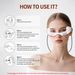 Under Eye Red Light Therapy Device, 650nm Red Light Therapy Eye Massager For Relieve Eye Bags, Eye Fatigue, Dark Circles, With Glasses Strap_voghion.com