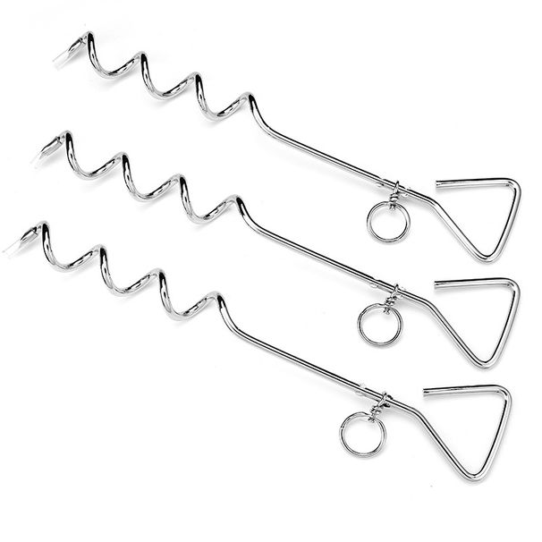 Supplies Outdoor Pet Stake Steel Wire Rope Dog Leash Set_voghion.com