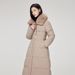 Longline Belted Puffer Coat With Detachable Faux Fur Trim – Winter Trench-Style Quilted Jacket (4 Office-to-Event Colors)_voghion.com