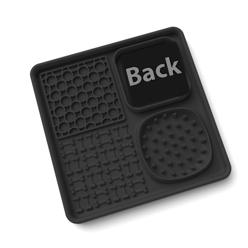 Kuum müüdav silikoonist iminappaga lemmikloomade lakkumispadi aeglase toidu treenimiseks koeravanni stabilisaator_voghion.com